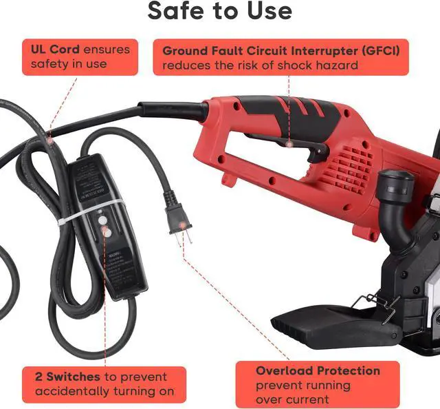 Alt view image 5 of 7 - Yescom 14" Electric Concrete Saw Disc Cutter Wet Dry Circular Blade for Granite Stone