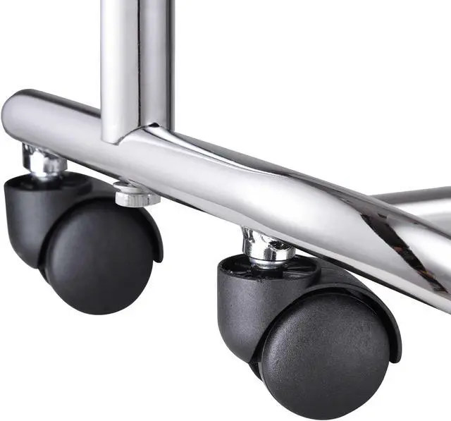 Alt view image 6 of 7 - Mobile Mayo Stainless Steel Tray Stand Trolley Medical Salon Equipment Tattoo