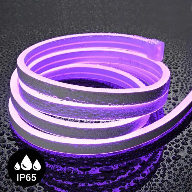 Alt view image 5 of 7 - 50 Ft DELight Neon LED Light Strip Rope Tube Wire Flexible Party Home Decoration