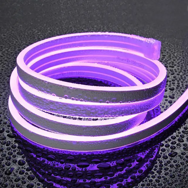 Alt view image 6 of 7 - 50 Ft DELight Neon LED Light Strip Rope Tube Wire Flexible Party Home Decoration
