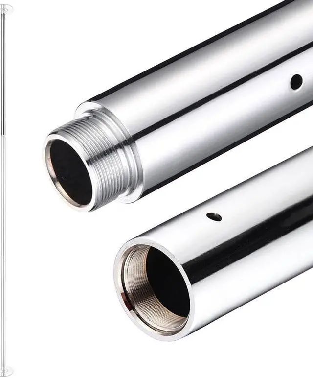 Alt view image 3 of 3 - Yescom 3.3 FT Chrome Dancing Pole Extension for 45 mm Professional Pole Fitness Spinning Pole Accessories, Silver