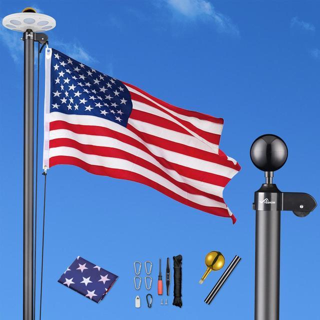 2.48 D. Metal Tire Mount Tailgate Wheel Stand Flag Pole Pole