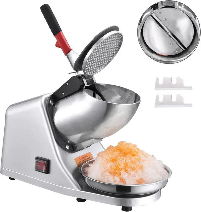 Main image of Ice Shaver Machine Snow Cone Maker Shaved Icee 143 lbs Electric Crusher Shaving