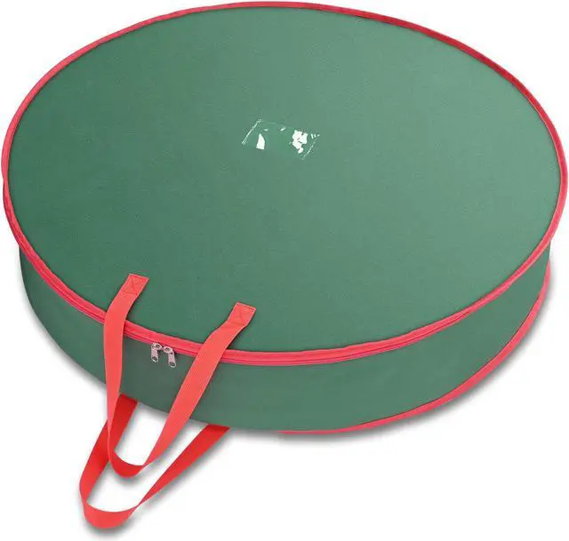 Alt view image 2 of 7 - 30" Christmas Wreath Storage Bag Handle Garland Holiday Container Decoration