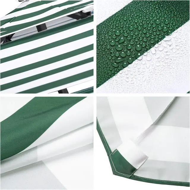 Alt view image 6 of 7 - Yescom 9 Ft 3-Tier Patio Umbrella Replacement Canopy Market Table Top Market Pool