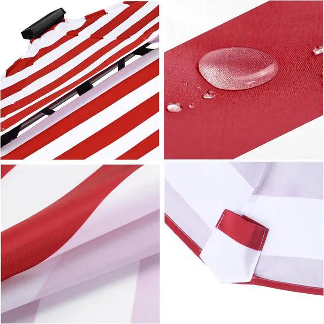 Alt view image 6 of 7 - Yescom 10 Ft 3-Tier Patio Umbrella Replacement Canopy Market Table Top Sunshade Cover