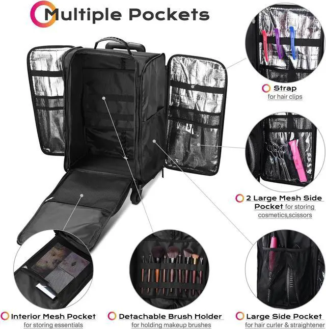 Byootique® Makeup Case with Straps Independent Travel