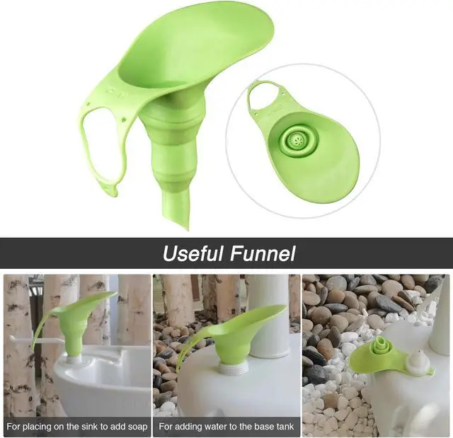 Alt view image 5 of 7 - Yescom 17L Portable Sink Hand Wash Station with Pump 24L Water Tank Hand Washing Outdoor Camping