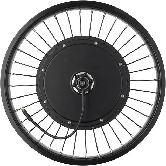 Alt view image 9 of 14 - Yescom 20"x4" Fat Tire 48V Ebike Electric Front Wheel Bicycle Conversion Kit 1000W Dual Controller