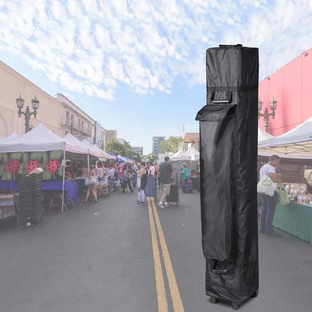Alt view image 7 of 7 - Universal Canopy Carry Bag Wheeled Pop Up Shelter Storage Case 10x10ft Canopy