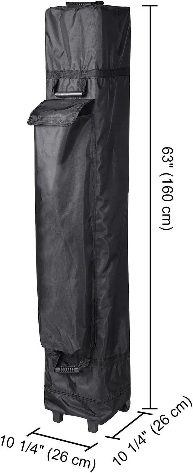 Alt view image 4 of 7 - Universal Canopy Carry Bag Wheeled Pop Up Shelter Storage Case 10x10ft Canopy