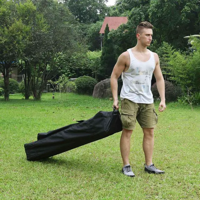 Alt view image 2 of 7 - Universal Canopy Carry Bag Wheeled Pop Up Shelter Storage Case 10x20ft Canopy