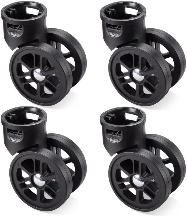 Main image of Byootique 4Pcs 2" Swivel Replacement Wheel 360 Degree Rotate Caster for Makeup Case