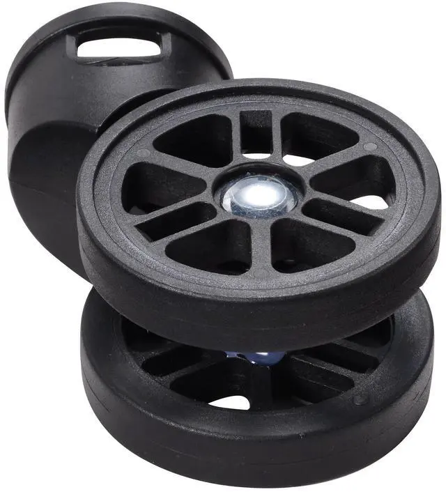 Alt view image 3 of 6 - Byootique 4Pcs 2" Swivel Replacement Wheel 360 Degree Rotate Caster for Makeup Case