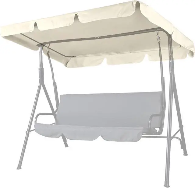 Main image of 76"x44" Outdoor Swing Cover Replacement Canopy UV30+ 180gsm Top Patio Yard Garden Seat