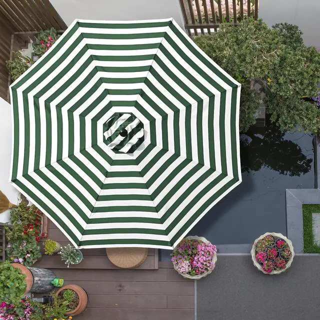 Alt view image 5 of 7 - Yescom 10 Ft Patio Umbrella Replacement Canopy Market Table Top Sunshade Cover Beach