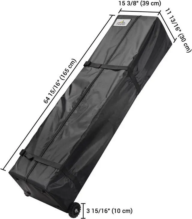 Alt view image 7 of 7 - Pro XL Canopy Carry Bag Wheeled for 10x15' Popup Event Shelter Tent Storage Case