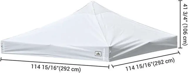Alt view image 6 of 7 - InstaHibit 9.6x9.6Ft Replacement Pop up Canopy Top Sun Shade UV30+ Outdoor