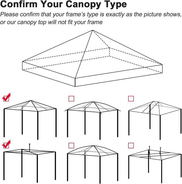 Alt view image 7 of 7 - InstaHibit 9.6x9.6Ft Replacement Pop up Canopy Top Sun Shade UV30+ Outdoor