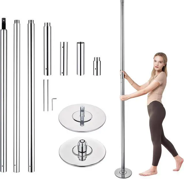 Main image of Yescom Portable 12ft Dancing Pole Kit with Extensions Fitness Dance Exercise Club Home