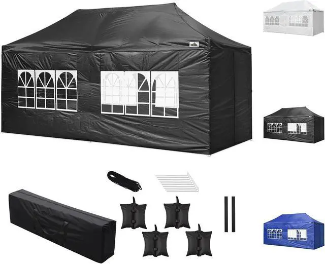 Main image of Tents for Parties 10X20 Pop Up Canopy with Sidewalls Heavy Duty Wedding Tent for Backyard