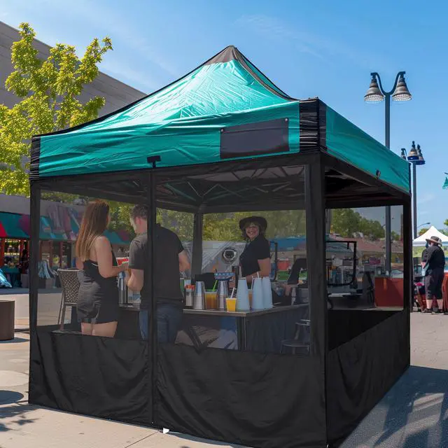 Alt view image 2 of 7 - InstaHibit 9.6*19.1Ft Replacement Canopy Top Cover UV50+ Outdoor Patio Home Garden 10x20Ft