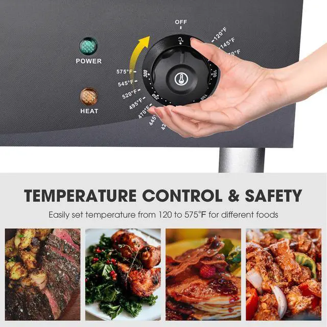 Alt view image 10 of 14 - 3500W 24" Electric Countertop Griddle Flat Top Commercial Restaurant BBQ Grill