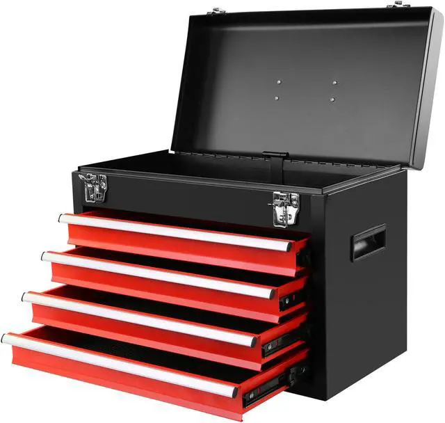 Alt view image 3 of 7 - Yescom 5-Drawer Rolling Tool Storage Cabinet Detachable Tool Box Mechanism Metal Tool Cart Garage Repair Workshop