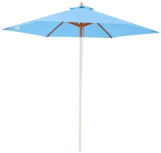 Alt view image 3 of 7 - Yescom 9 Ft Patio Umbrella Replacement Canopy Market Table Top Outdoor Sunshade Cover
