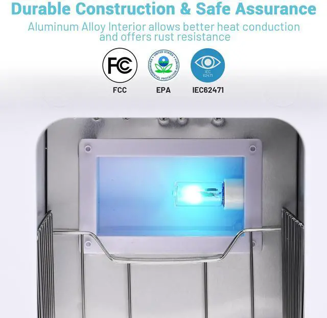 Alt view image 6 of 7 - 5L UV Sterilizer Hot Cabinet Towel Warmer Salon Spa Nail Facial Tattoo Beauty