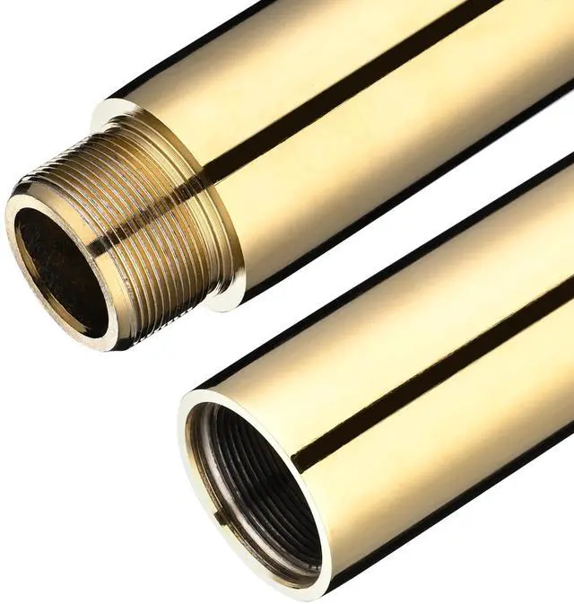 Alt view image 6 of 7 - Yescom 10 FT Spinning Static Dancing Pole Kit w/ Extensions Fitness Dance Exercise Gold