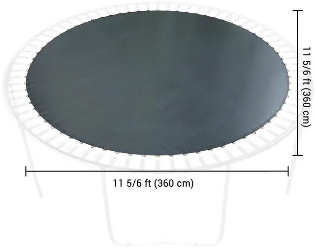 Alt view image 6 of 7 - Yescom Trampoline Replacement Mat W/72V-Ring For 13" Trampoline Frame 5" Spring , UV Resistant 8 Row Stitch Jumping Mat