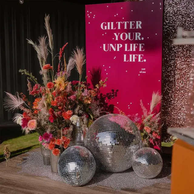 Alt view image 4 of 7 - Yescom 20" Large Disco Ball Mirror Big Hanging Glass Decor for 70s 80s Party Events Wedding DJ Dance Club Stage Lighting Silver