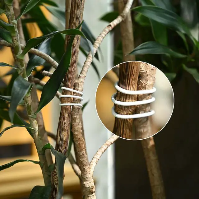 Alt view image 7 of 7 - Yescom 12 Gauge Plastic Coated Craft Wire 100 Ft Garden Twist Tie for Halloween Decor