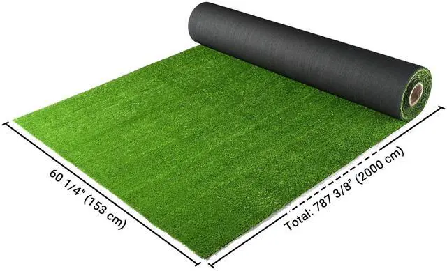 Alt view image 2 of 7 - Yescom 4pcs 65x5 Ft Artificial Turf Grass Rug Gym Turf Indoor Outdoor Event Balcony Deck Patio