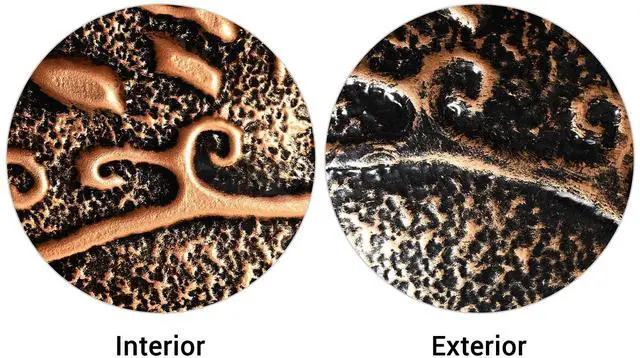 Alt view image 4 of 7 - Tempered Glass Round Vessel Sink Antique Totem Pattern Above Counter Bathroom Vanity Bowl Basin