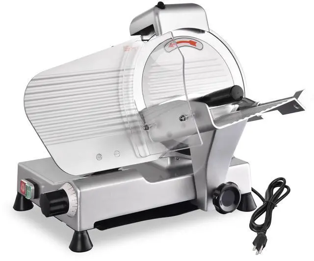 Main image of 240w Electric Meat Slicer 10" Stainless Steel Blade Food Cheese Slicer 530RPM