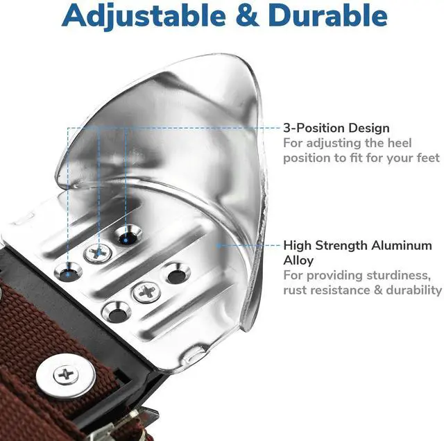 Alt view image 2 of 7 - Yescom Drywall Stilts w/ 1 Pair Stilt Pad Replacement 24"-43" Aluminum Tool Painting