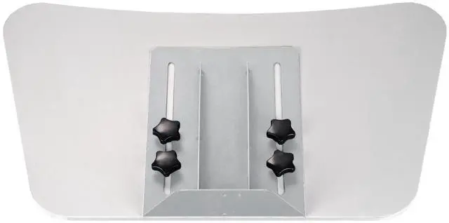 Alt view image 2 of 7 - Yescom Sliding Desktop Keyboard Tray for PC Mobile Cart Medical Trolley Cart Silver