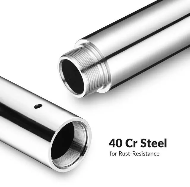 Alt view image 4 of 7 - Yescom 500 mm New Chrome Dancing Pole Extension for 45 mm Professional Pole Fitness Spinning Pole Accessories, Silver