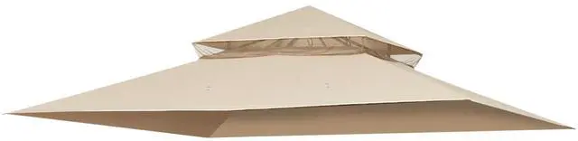Main image of Yescom 10.6'x10.6' Gazebo Top Replacement Fit for Brand_Model Target Madaga/L-GZ136PST2 Tier Patio Garden Light Beige