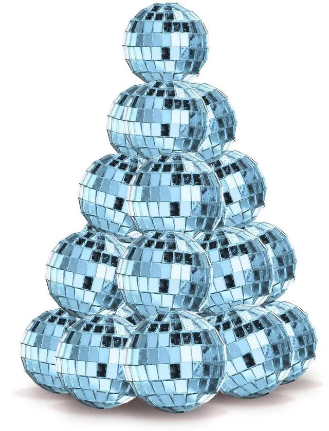 Main image of Yescom 20PCS 1.6" Small Disco Ball Mirror Mini Hanging Decoration for Events Wedding 70s 80s Party Business Holiday Home Decor