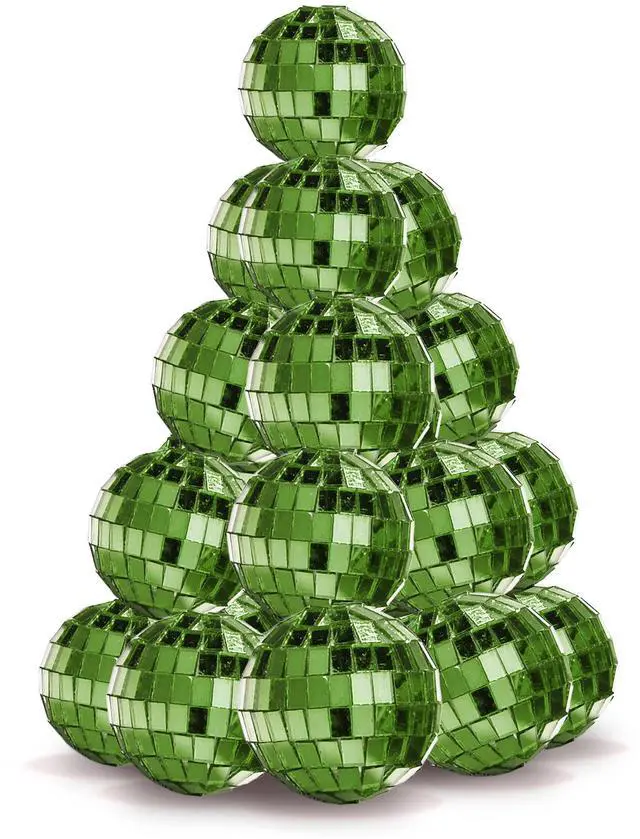 Main image of Yescom 20PCS 1.6" Small Disco Ball Mirror Mini Hanging Decoration for Events Wedding 70s 80s Party Business Holiday Home Decor