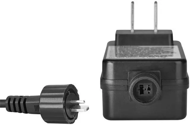 Alt view image 5 of 7 - Yescom UL Listed 12V DC Low Voltage Transformer with 16.4ft Power Cord, IP44 Waterproof Outdoor Power Adapter for Deck Lights & Landscape Lighting