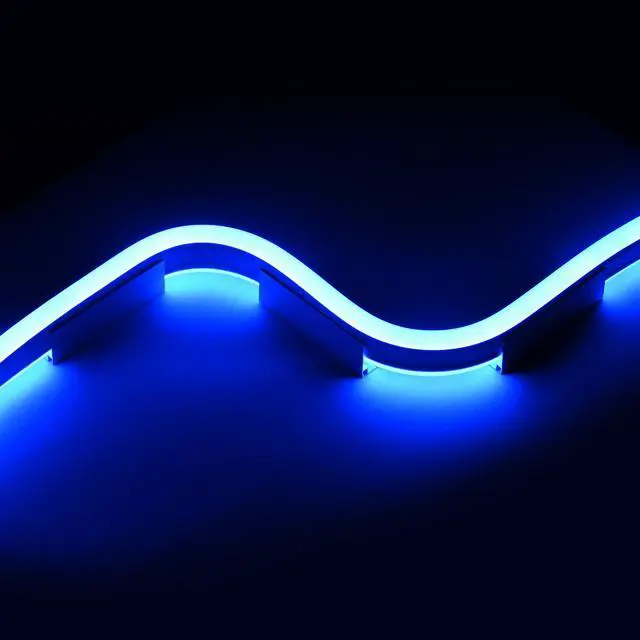 Alt view image 3 of 6 - Yescom 20-pack 2-inch Commercial LED Track Channel 8x12mm for RGB Neon Rope Lights Mini Aluminium Mounting Clips for Indoor Outdoor DIY Designs