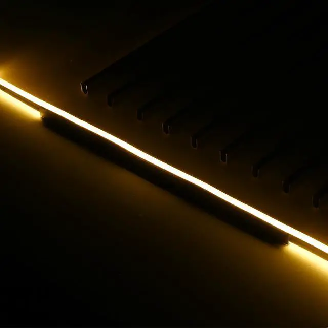 Alt view image 3 of 6 - Yescom 10-pack 1-ft Commercial LED Track Channel 7x10mm for Warm White Neon Rope Lights Aluminium Mounting Clips for Indoor Outdoor DIY Designs