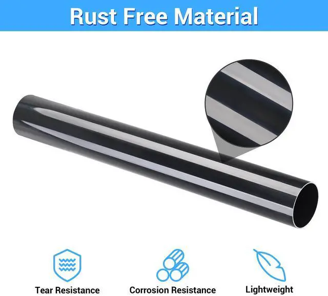 Alt view image 3 of 7 - Yescom 3"(76mm) ID Flagpole Ground Sleeve, PVC Anti-rust In Ground Flag Pole Protector Sleeve Replacement Fits 2 15/16" OD Flagpoles, Compatible with Bravery Valor 30ft Flag Pole