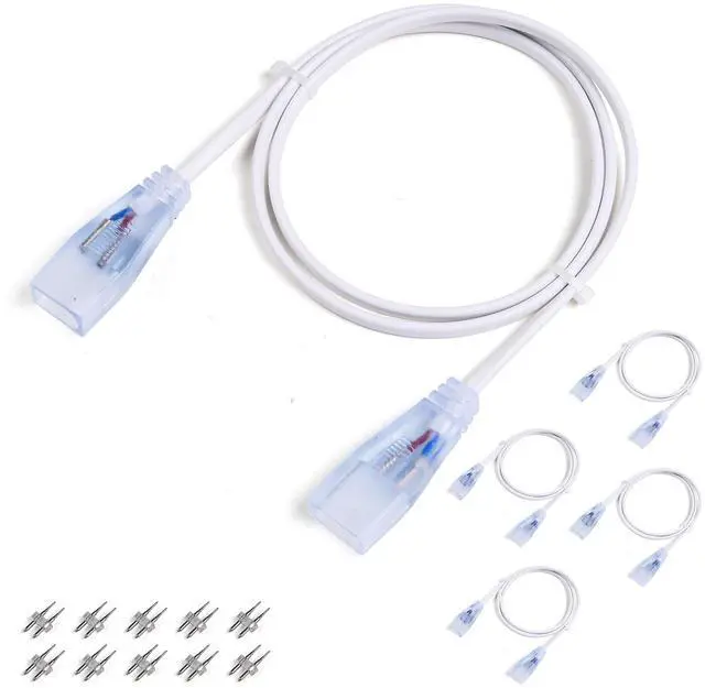 Main image of Yescom BiLume 2700K 5-set 3ft 2-pin Neon Rope Light Connector Jumper Cable