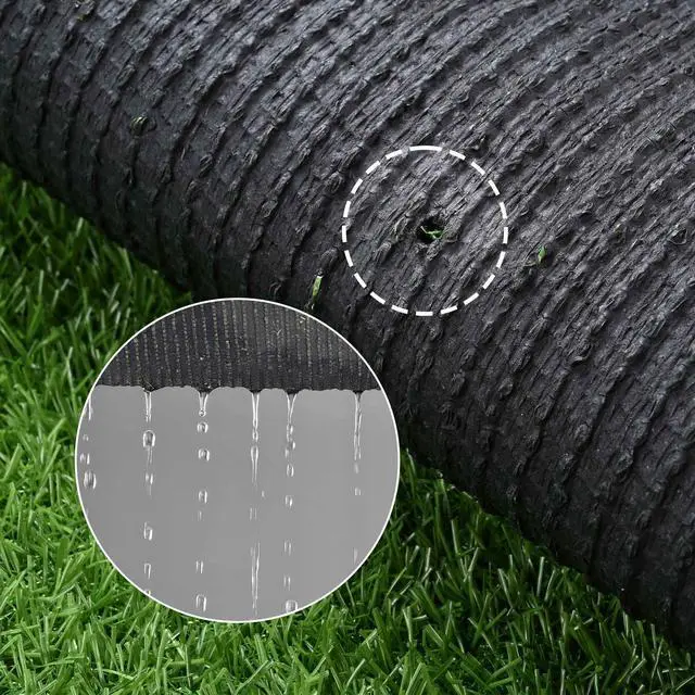 Alt view image 5 of 7 - Yescom 12'x70' Batting Cage Synthetic Turf Field Artificial Grass Rug Roll 4pcs 20'x3'+4pcs 50'x3 for Baseball & Softball Training 1.38"H 800 Sq.Ft