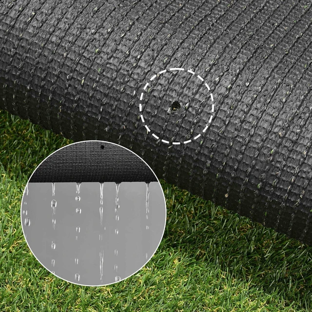 Alt view image 3 of 7 - Yescom 4'x50' Realistic Rooftop Bar Turf Party Flooring 0.8"H Highly-Reusable Commercial Outdoor Event Synthetic Turf